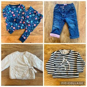 18‎ Month Cozy Toddler Girl Bundle - Zara & Old Navy